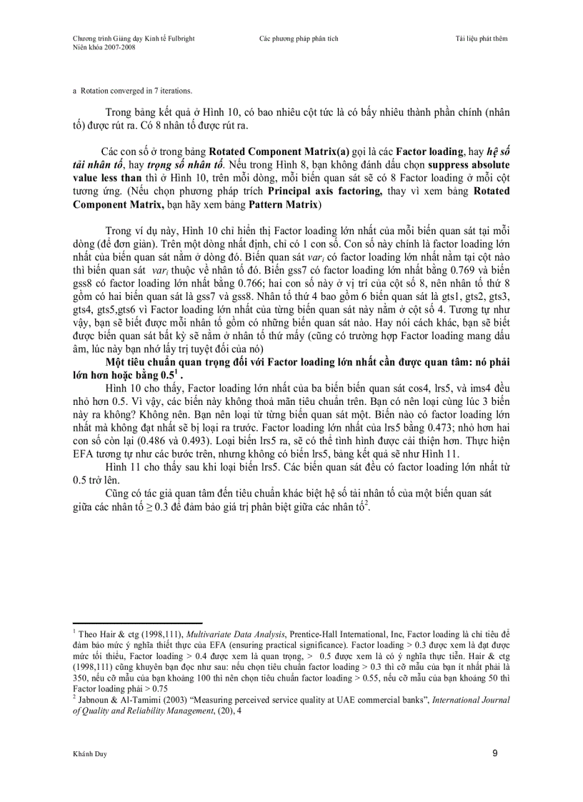 image for page Phân tích nhân tố khám phá exploratory factor anylis bằng SPSS