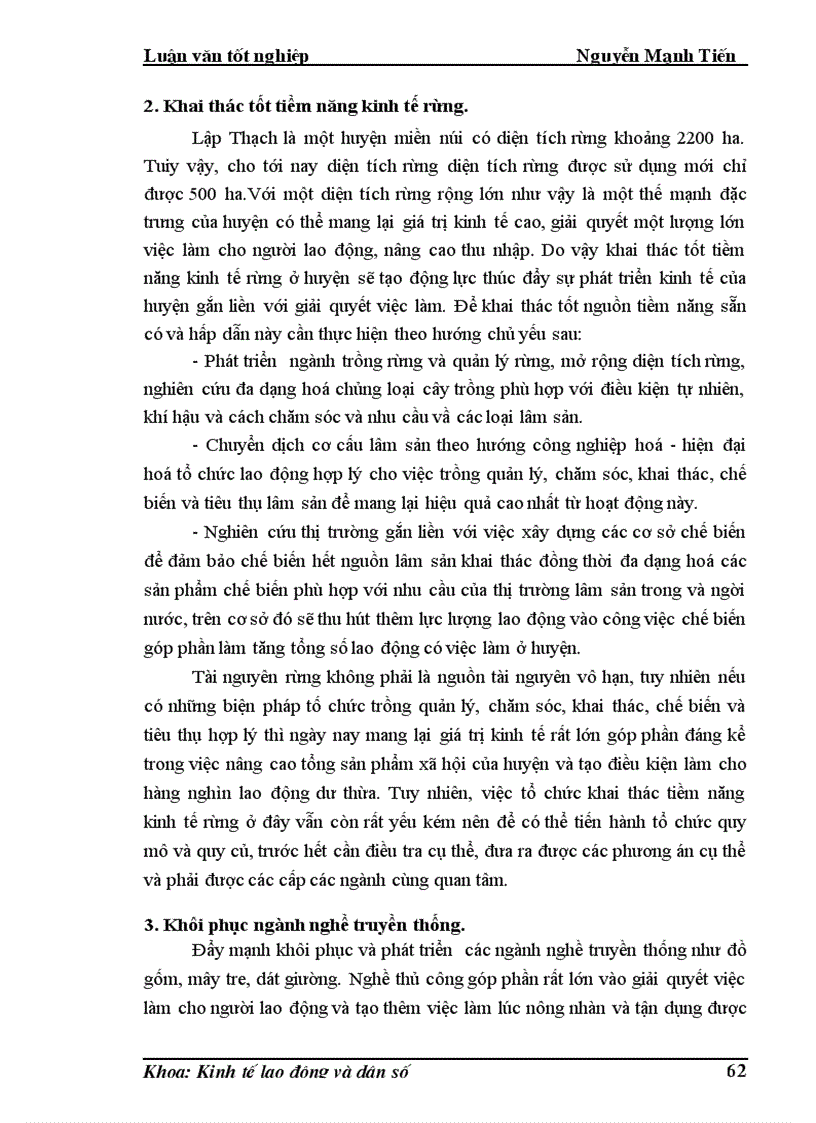 image for page Phân tích biến động dân số lao động và việc làm ở huyện Lập Thạch trong giai đoạn hiện nay