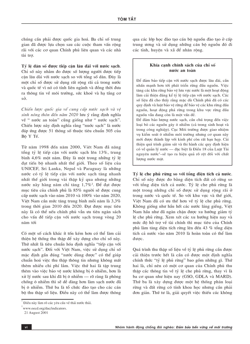 image for page Đảm bảo bền vững về môi trường để thực hiện chiến lược xóa đói giảm nghèo ở Việt Nam