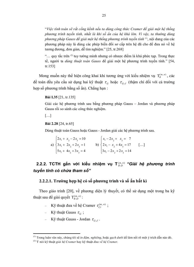 image for page Phân tích mối quan hệ thể chế với algorit và tham số trong dạy học chủ đề phương trình ở trường THPT và trong trường hợp cụ thể là Hệ phương trình bậc nhất hai ẩn