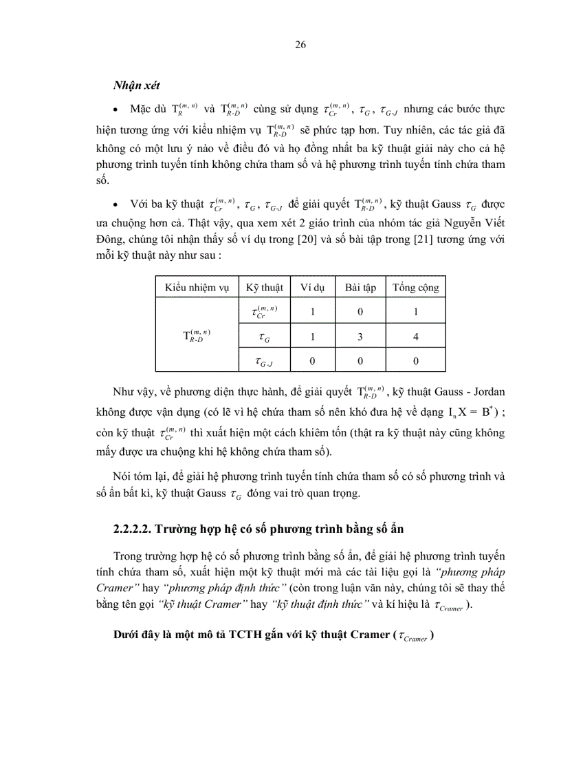 image for page Phân tích mối quan hệ thể chế với algorit và tham số trong dạy học chủ đề phương trình ở trường THPT và trong trường hợp cụ thể là Hệ phương trình bậc nhất hai ẩn