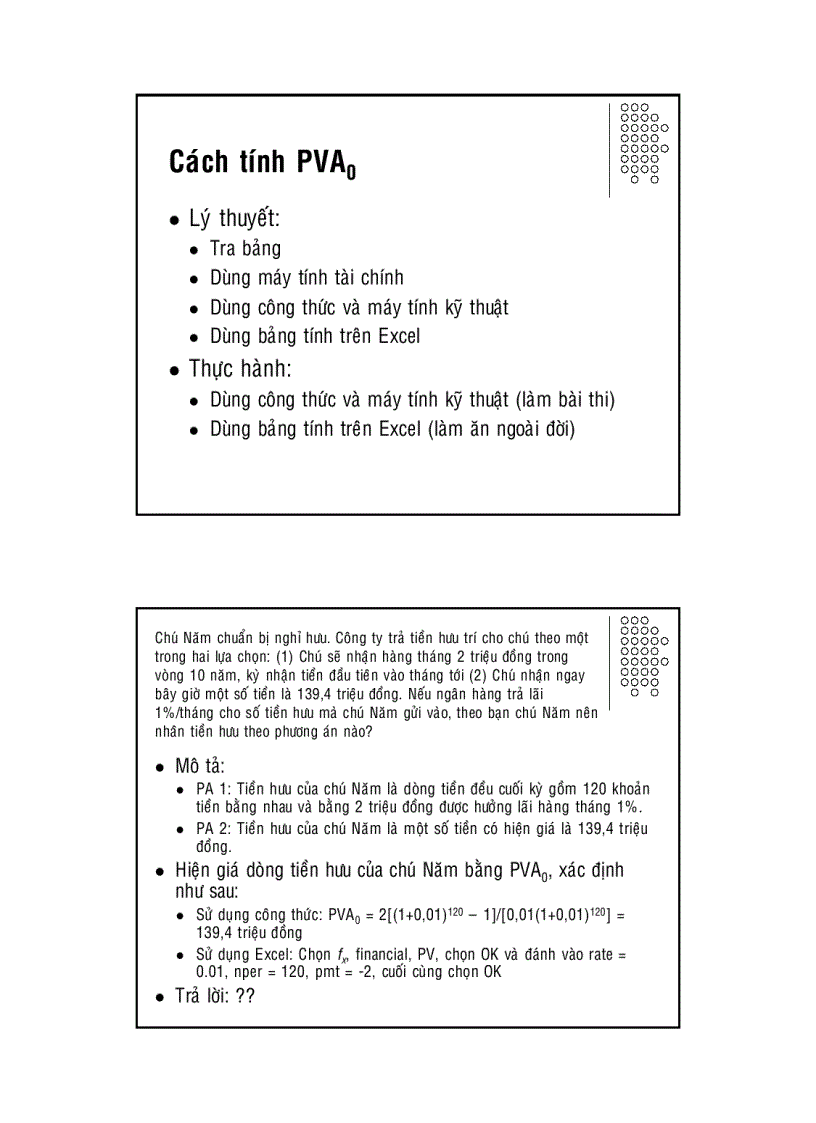 image for page Thời giá đồng tiền và mô hình chiết khấu dòng tiền