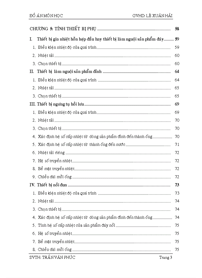 image for page Tính toán hệ thống chưng luyện liên tục để tách hỗn hợp hai cấu tử acetone nước bằng mâm chóp