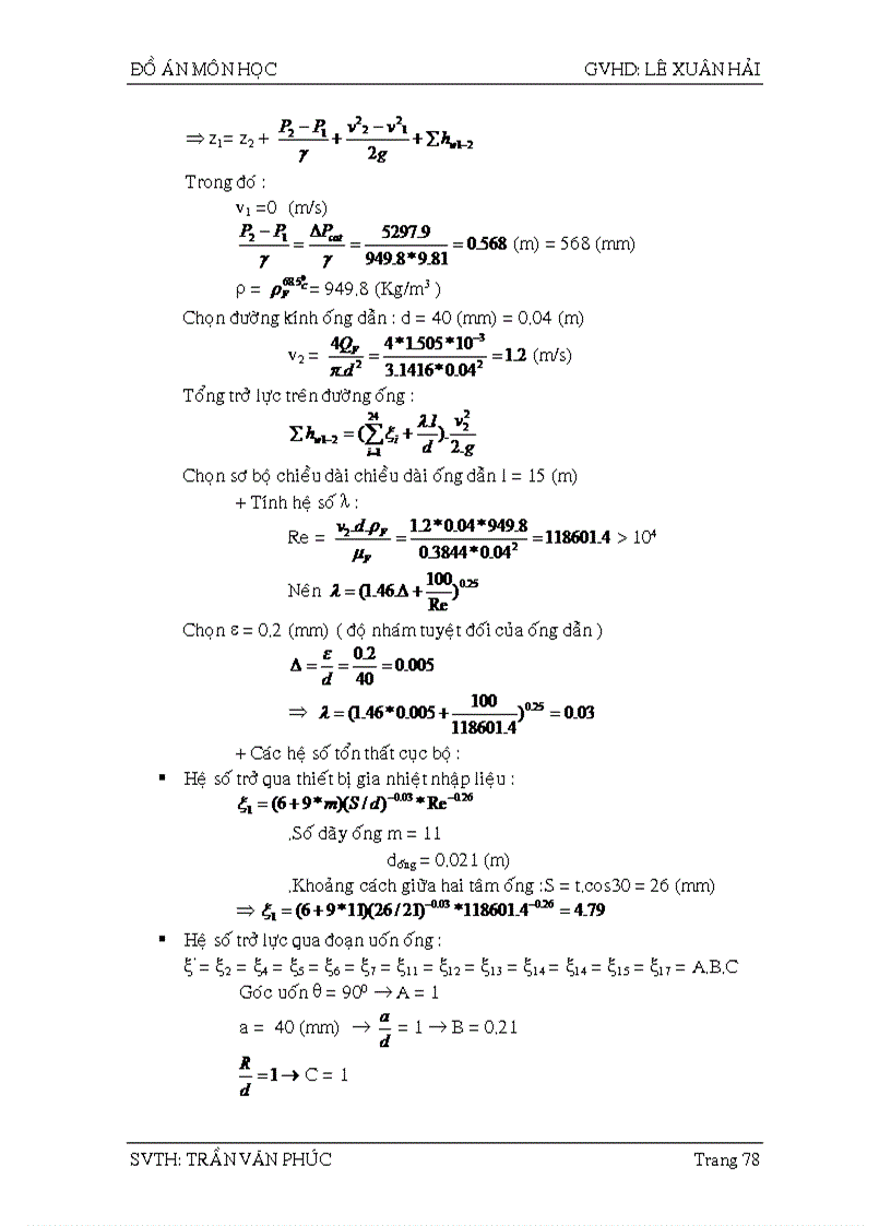 image for page Tính toán hệ thống chưng luyện liên tục để tách hỗn hợp hai cấu tử acetone nước bằng mâm chóp