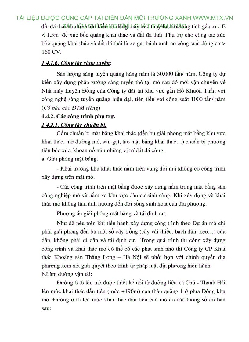 image for page Đánh giá tác đông môi trường Dự án khai thác quặng đồng tại Khuôn Dẽo Đèo Bừng xã Thanh Hải huyện Lục Ngạn tỉnh Bắc Giang