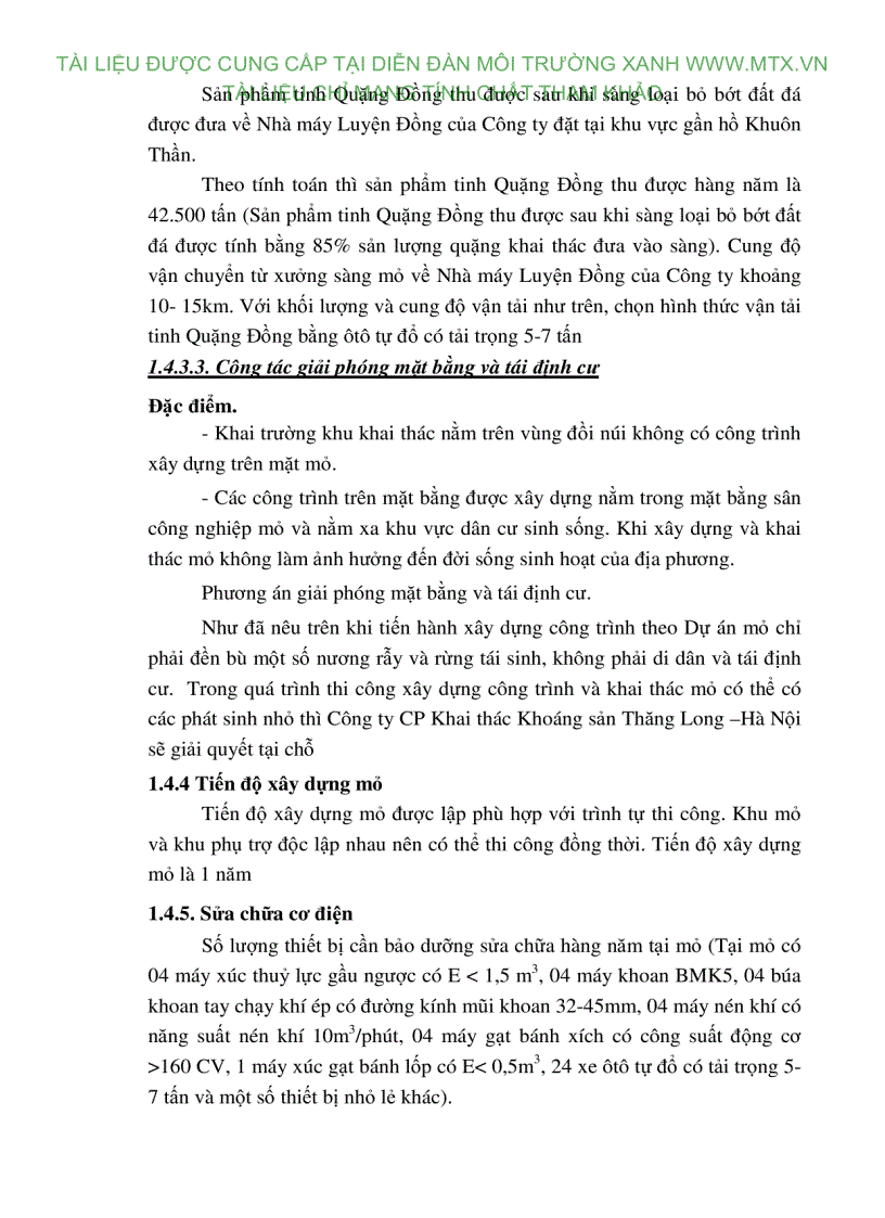 image for page Đánh giá tác động môi trường dự án Khai thác Quặng Đồng tại Núi Đẩu xã Quý Sơn huyện Lục Ngạn tỉnh Bắc Giang