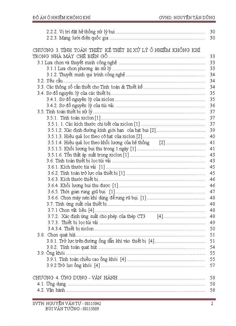 image for page Tính toán thiết kế thết bị xử lý ô nhiễm không khí trong nhà máy chế biến gỗ