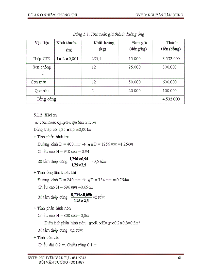 image for page Tính toán thiết kế thết bị xử lý ô nhiễm không khí trong nhà máy chế biến gỗ