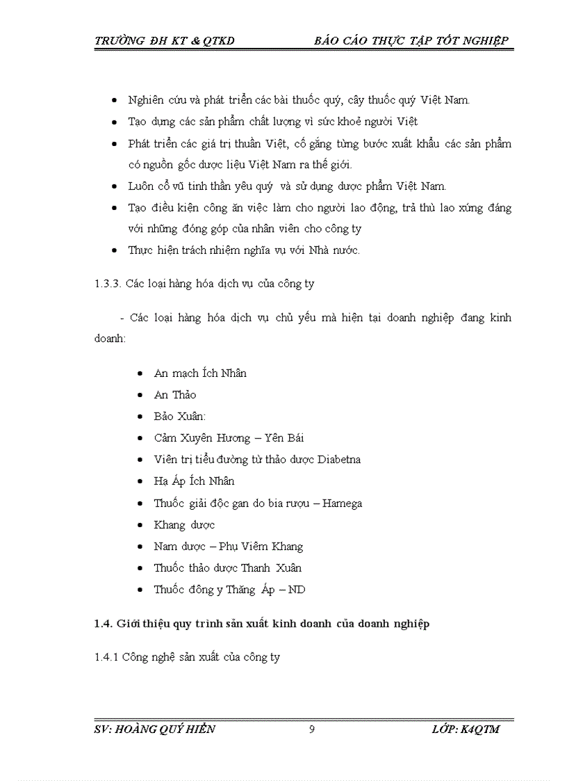 image for page Quản trị Marketing báo cáo thực tập 2011 công ty TNHH Dược phẩm Ích Nhân