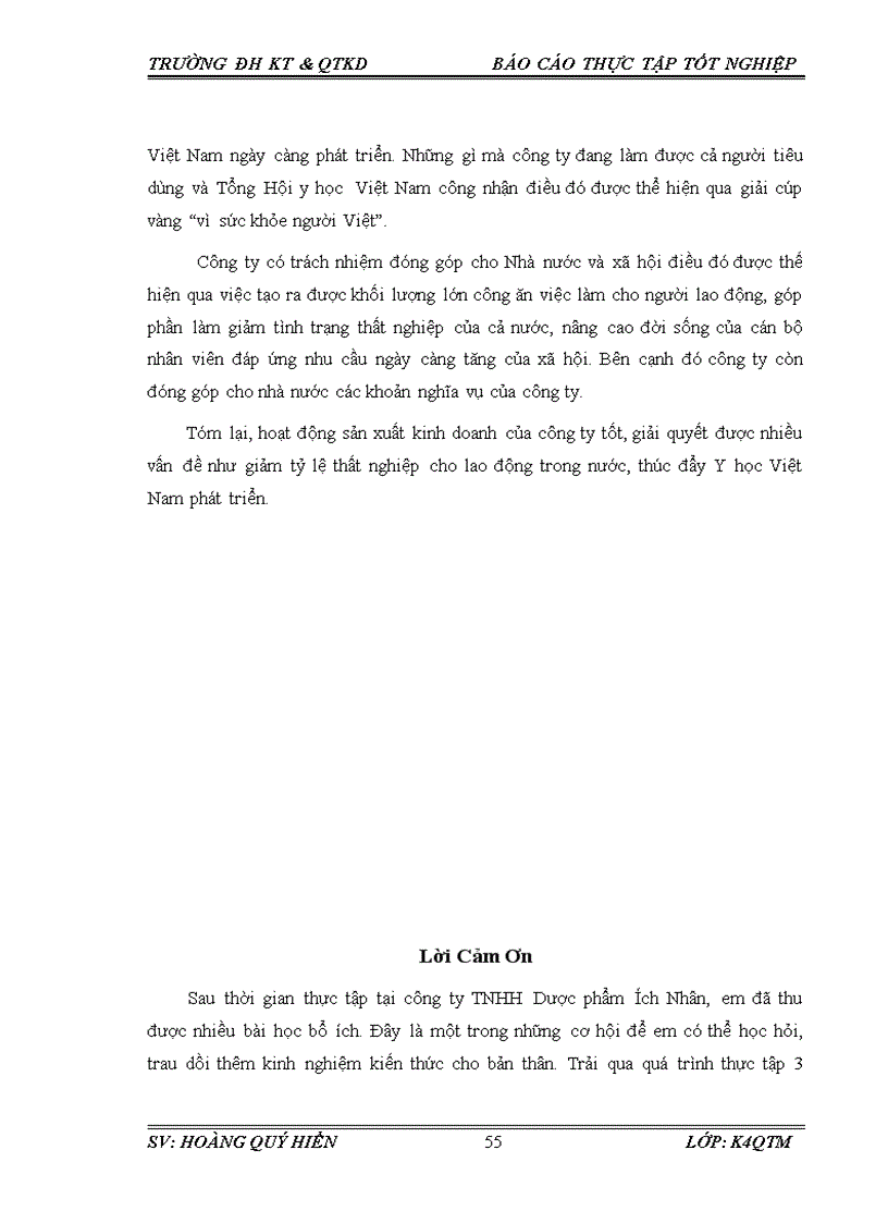 image for page Quản trị Marketing báo cáo thực tập 2011 công ty TNHH Dược phẩm Ích Nhân