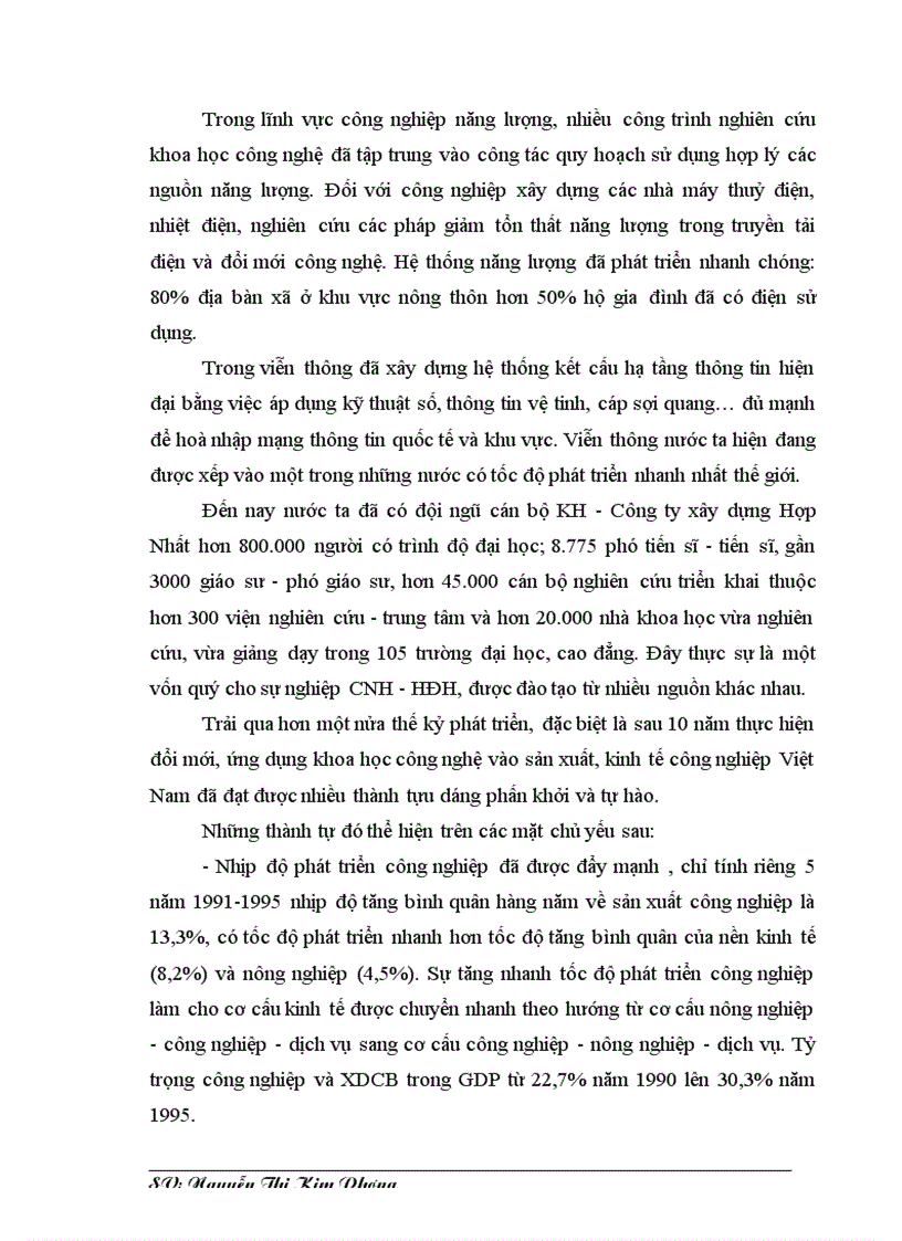 image for page Vai trò của khoa học công nghệ đối với sự phát triển công nghiệp việt nam