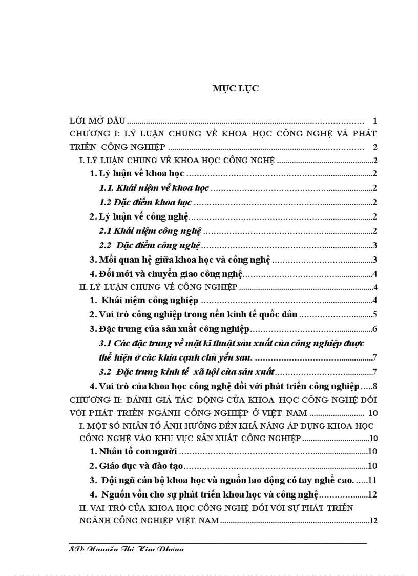 image for page Vai trò của khoa học công nghệ đối với sự phát triển công nghiệp việt nam