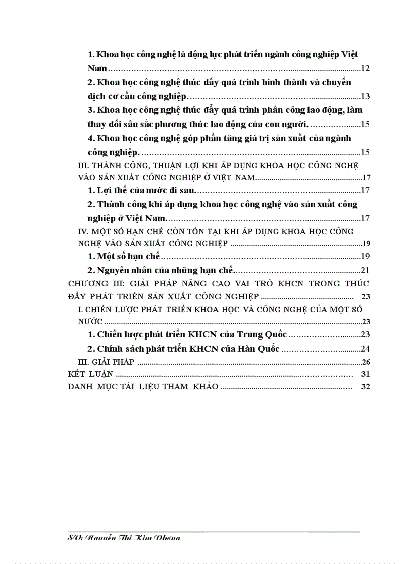 image for page Vai trò của khoa học công nghệ đối với sự phát triển công nghiệp việt nam