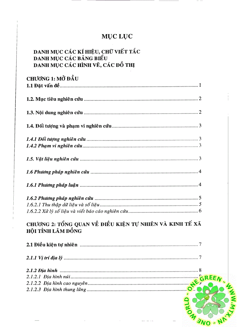 Đánh giá tính rủi ro về xói mòn đất tiềm ẩn và định hướng sử dụng bền vững tài nguyên đất vùng Lâm Đồng