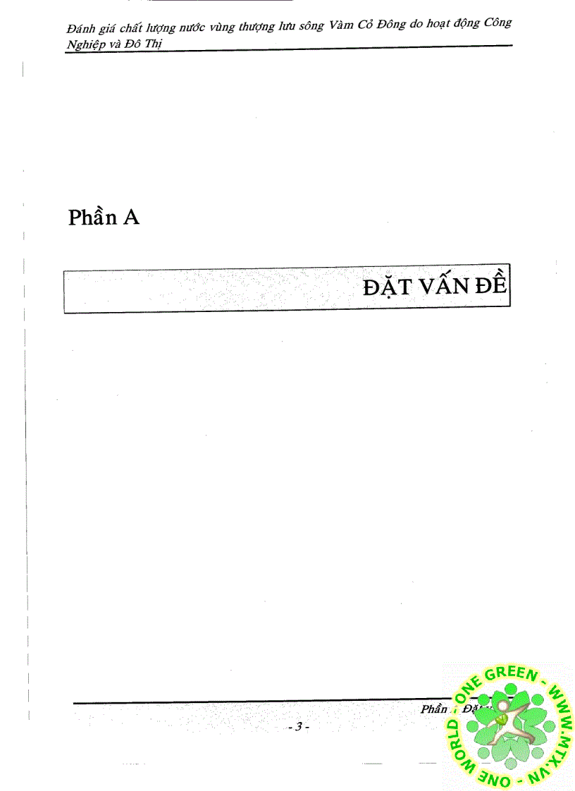 image for page Đánh giá chất lượng nước vùng thượng lưu sông Vàm cỏ do tác động công nghiệp hóa và hiện đại hóa