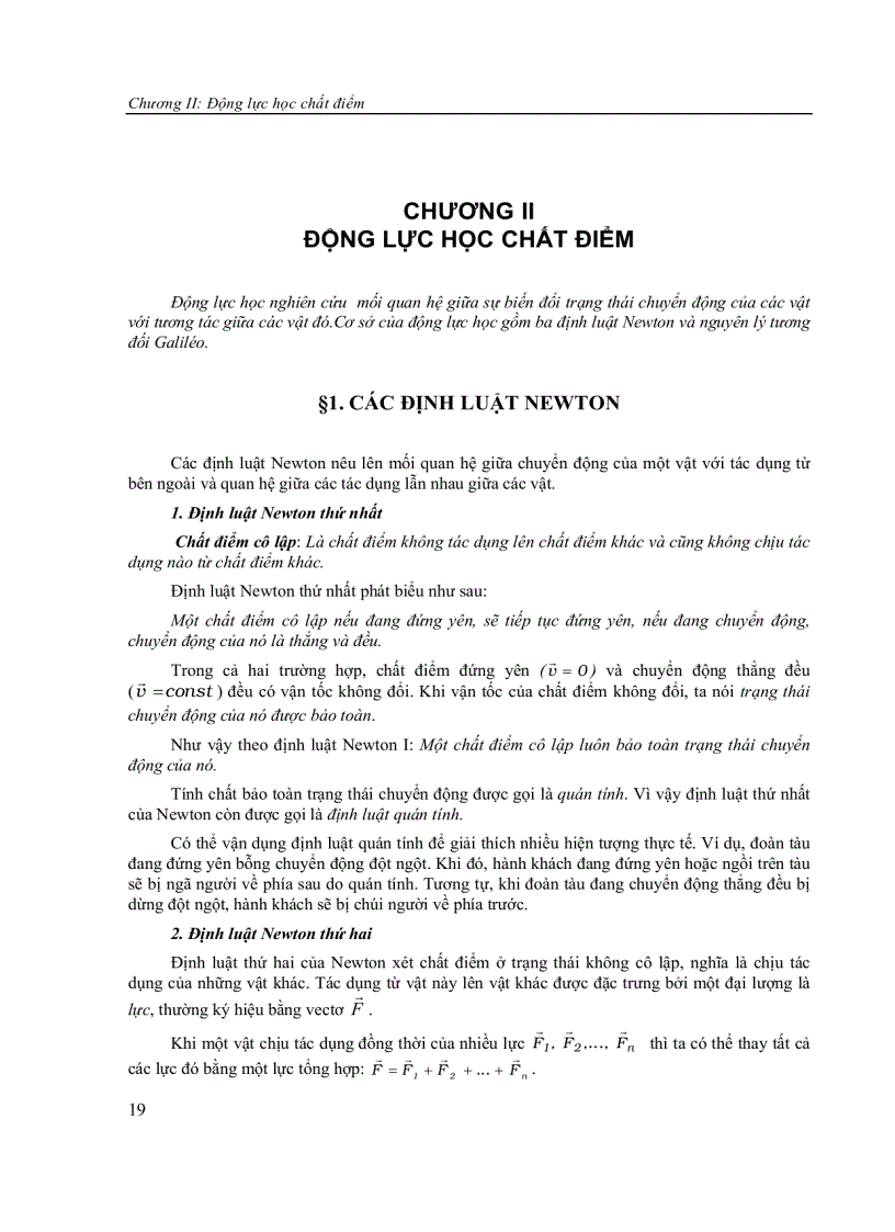 image for page Bài giảng bài tập sau mỗi chương Vật lí đại cương A1 Hoc viện Công nghệ Bưu chính Viễn thông