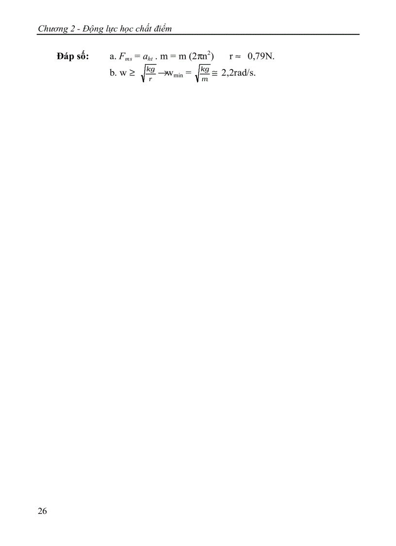 image for page Bài giảng bài tập sau mỗi chương Vật lí đại cương A1 Hoc viện Công nghệ Bưu chính Viễn thông