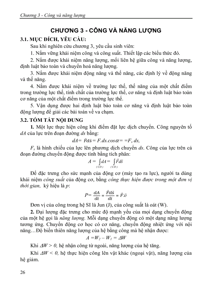 image for page Bài giảng bài tập sau mỗi chương Vật lí đại cương A1 Hoc viện Công nghệ Bưu chính Viễn thông