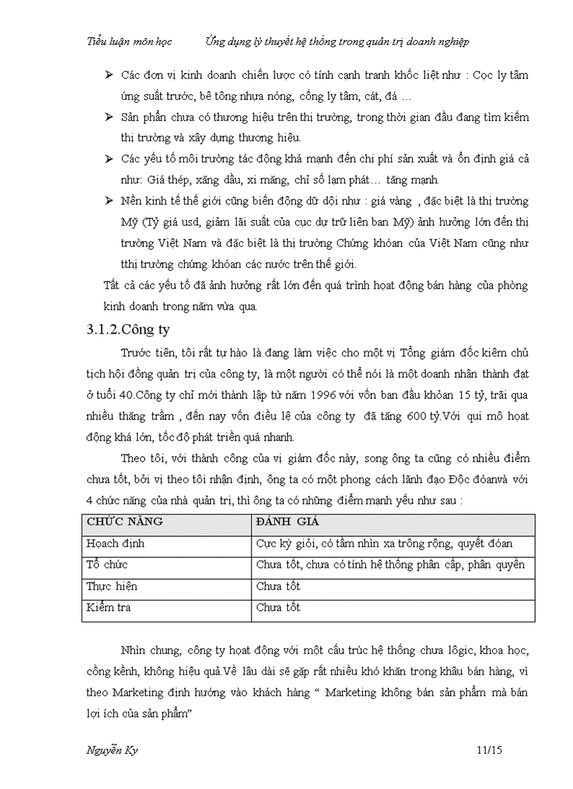 image for page Ứng dụng lý thuyết hệ thống trong quản trị doanh nghiệp vào hoạt động kinh doanh tại phòng kinh doanh của công ty cổ phần Hồng Lĩnh