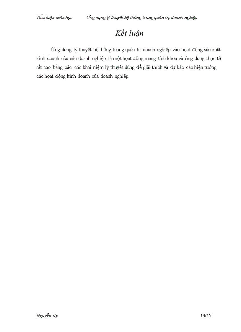 image for page Ứng dụng lý thuyết hệ thống trong quản trị doanh nghiệp vào hoạt động kinh doanh tại phòng kinh doanh của công ty cổ phần Hồng Lĩnh