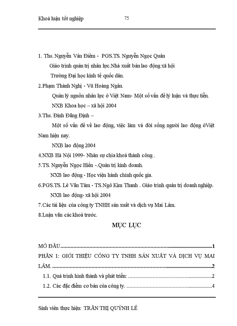 image for page Nâng cao hiệu quả sử dụng lao động ở công ty TNHH sản xuất và dịch vụ Mai Lâm