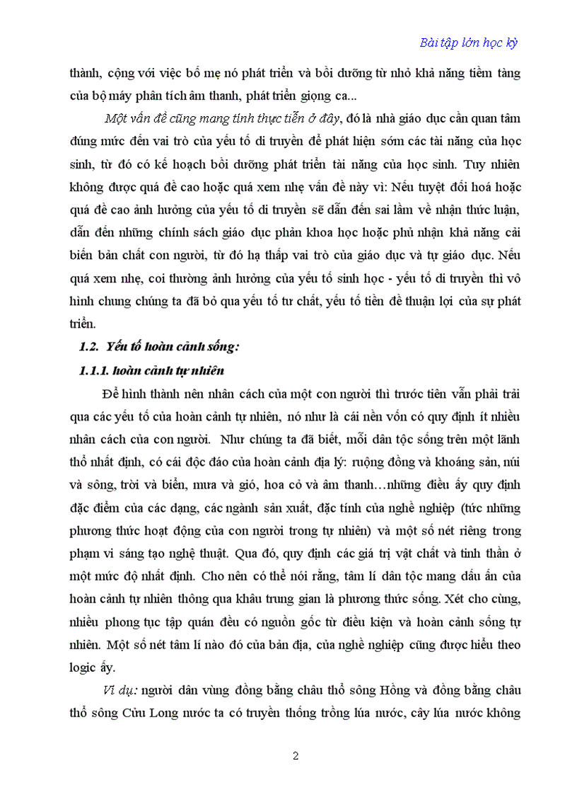 image for page Phân tích vai trò của các yếu tố đối với sự hình thành và phát triển nhân cách liên hệ thực tiễn