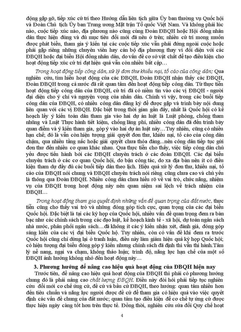 image for page Nâng cao hiệu quả hoạt động của Đại biểu Quốc hội hiện nay