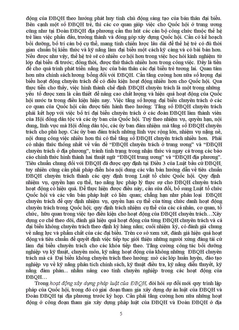 image for page Nâng cao hiệu quả hoạt động của Đại biểu Quốc hội hiện nay