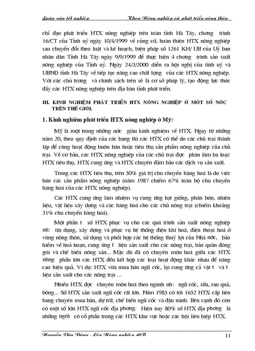 image for page Nâng cao chất lượng hoạt động kinh doanh dịch vụ ở HTX nông nghiệp sau chuyển đổi theo luật HTX trên địa bàn tỉnh Hà Tây