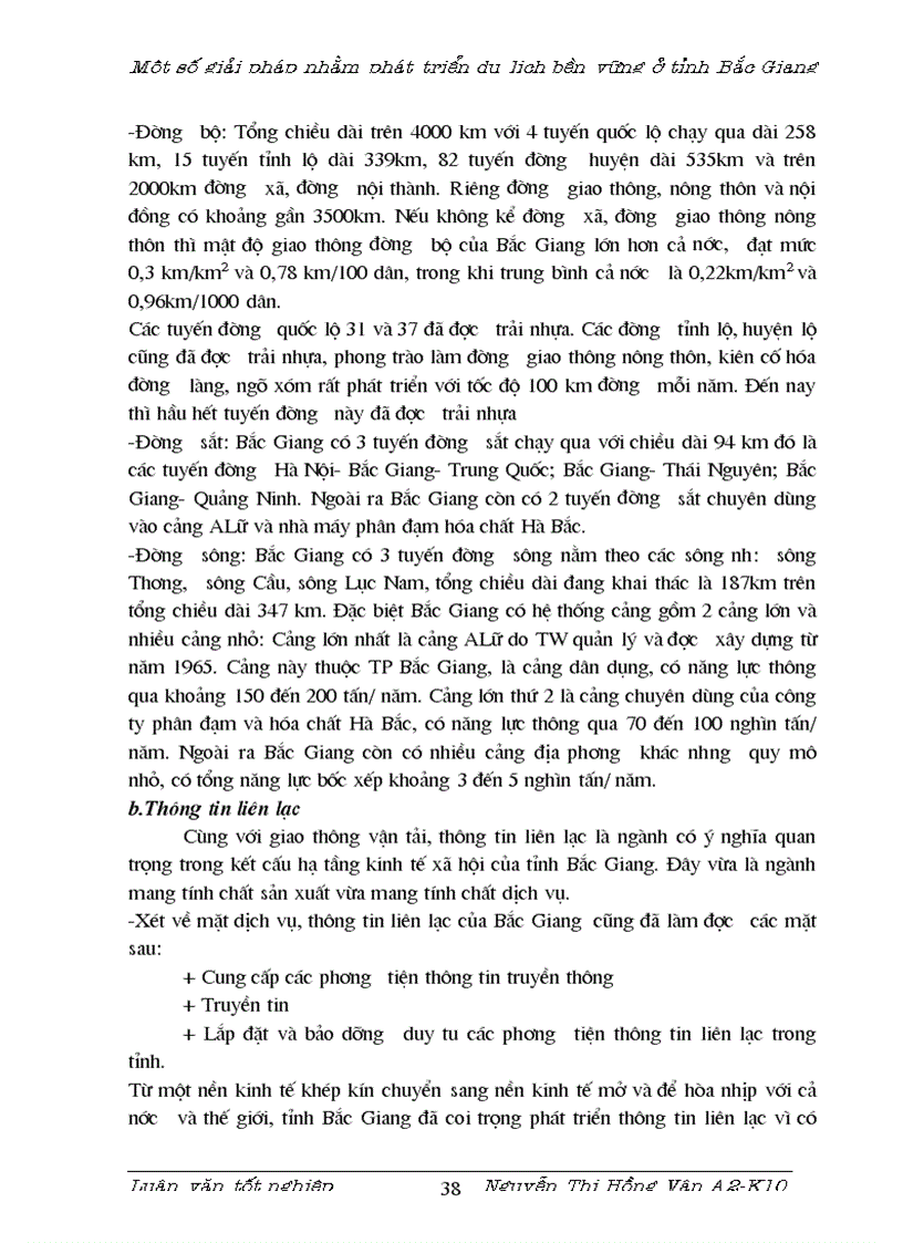 image for page Một số giải pháp nhằm phát triển du lịch bền vững ở tỉnh Bắc Giang