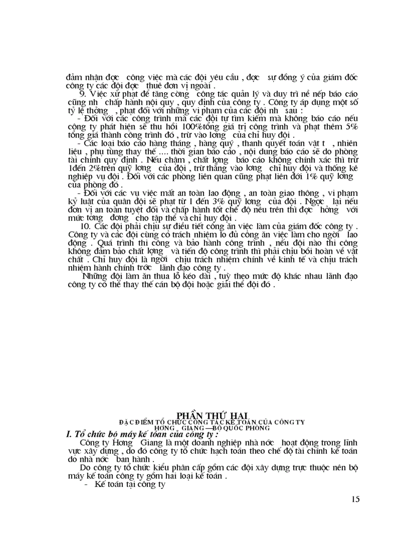 image for page Báo cáo thực tập tại công ty Hương Giang Bộ Quốc Phòng