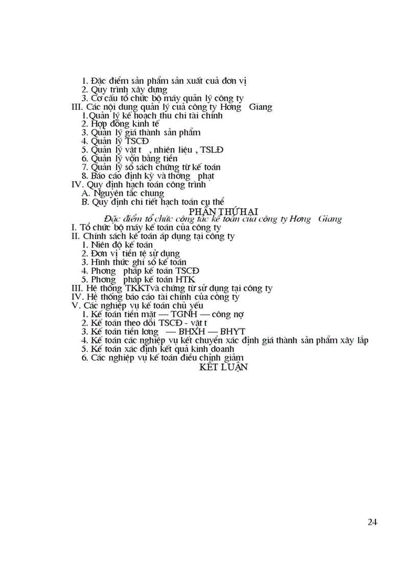 image for page Báo cáo thực tập tại công ty Hương Giang Bộ Quốc Phòng