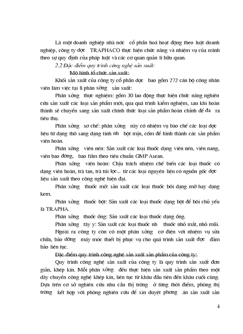 image for page Báo cáo thực tập tại công ty cổ phần dược TRAPHACO