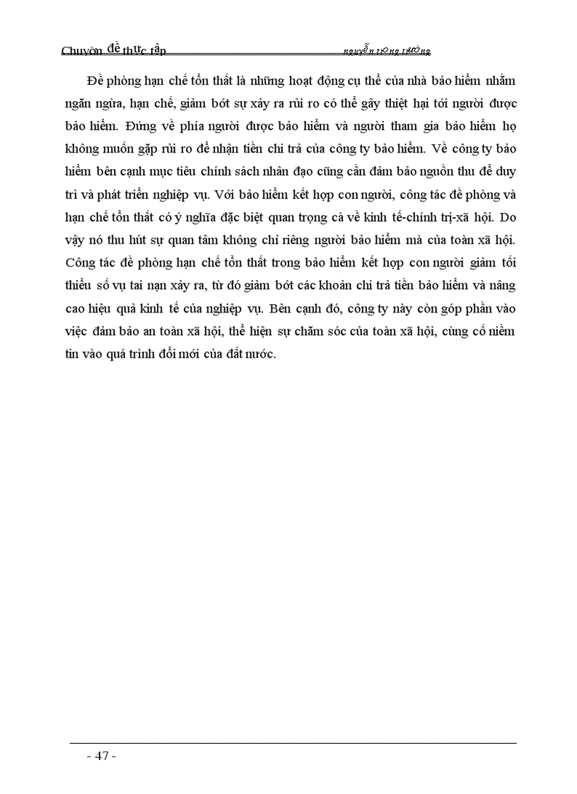 image for page Tình hình triển khai nghiệp vụ bảo hiểm kết hợp con người tại phòng bảo hiểm Hai Bà Trưng