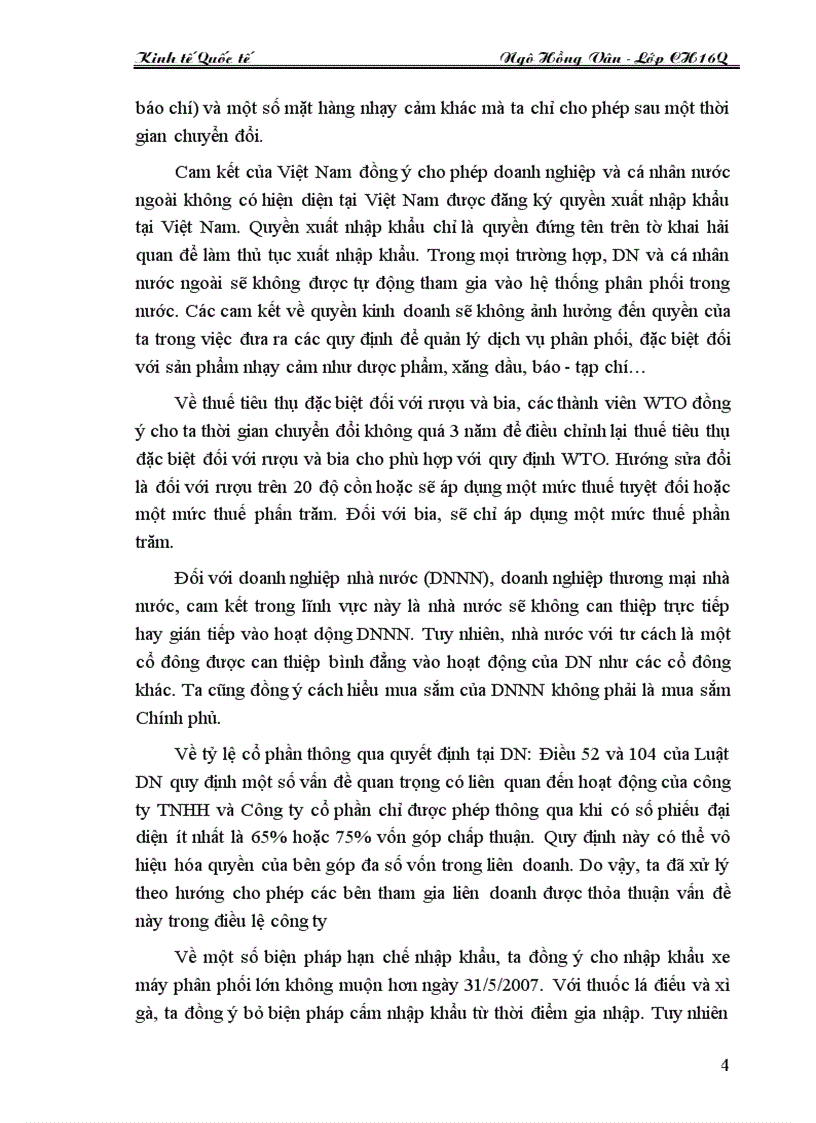 image for page Ảnh hưởng của cam kết trong WTO đến đầu tư nước ngoài của Việt Nam và giải pháp