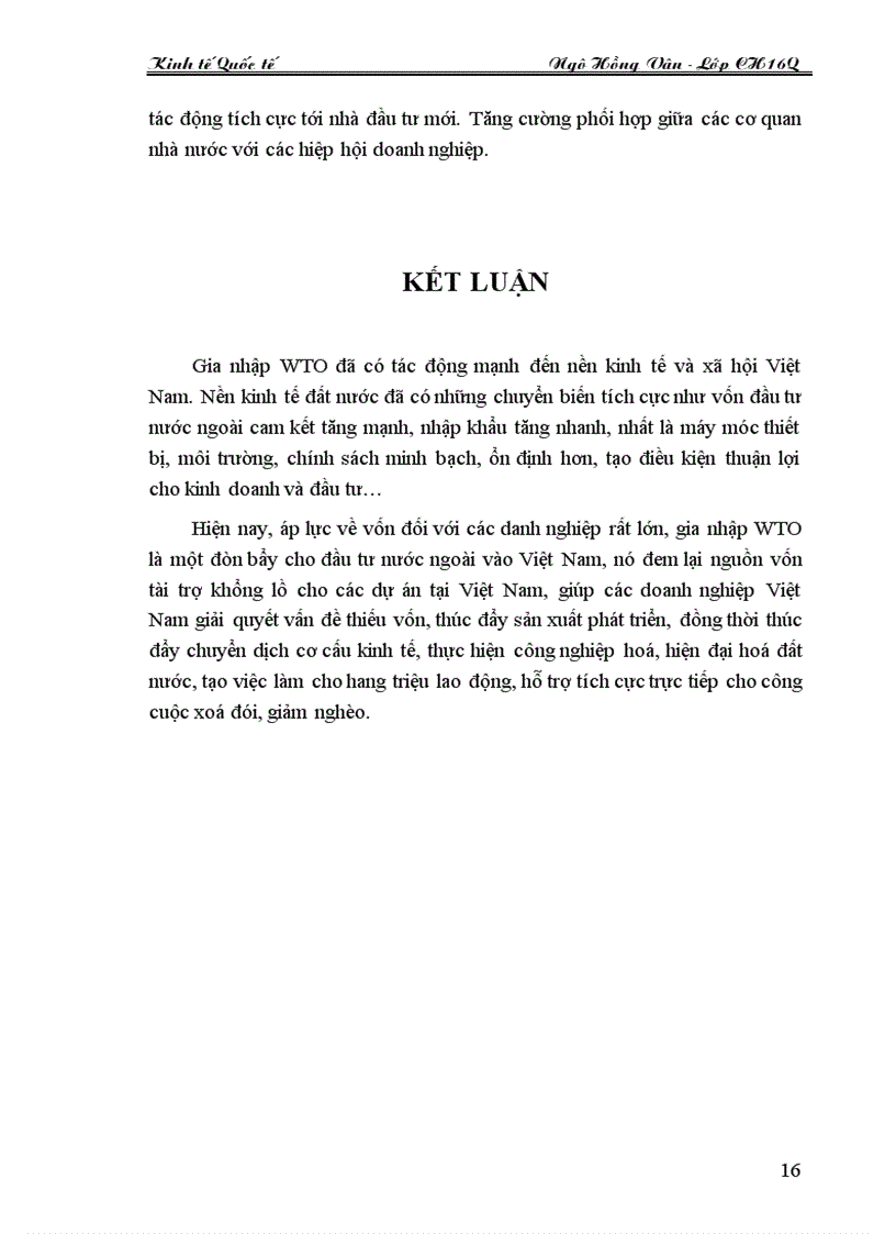image for page Ảnh hưởng của cam kết trong WTO đến đầu tư nước ngoài của Việt Nam và giải pháp