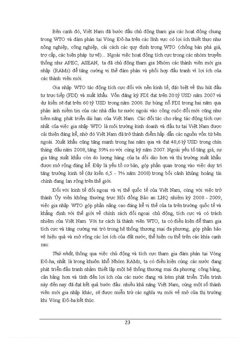 image for page Ảnh hưởng của cam kết trong tổ chức WTO đến hoạt động đầu tư nước ngoài của Việt Nam và giải pháp