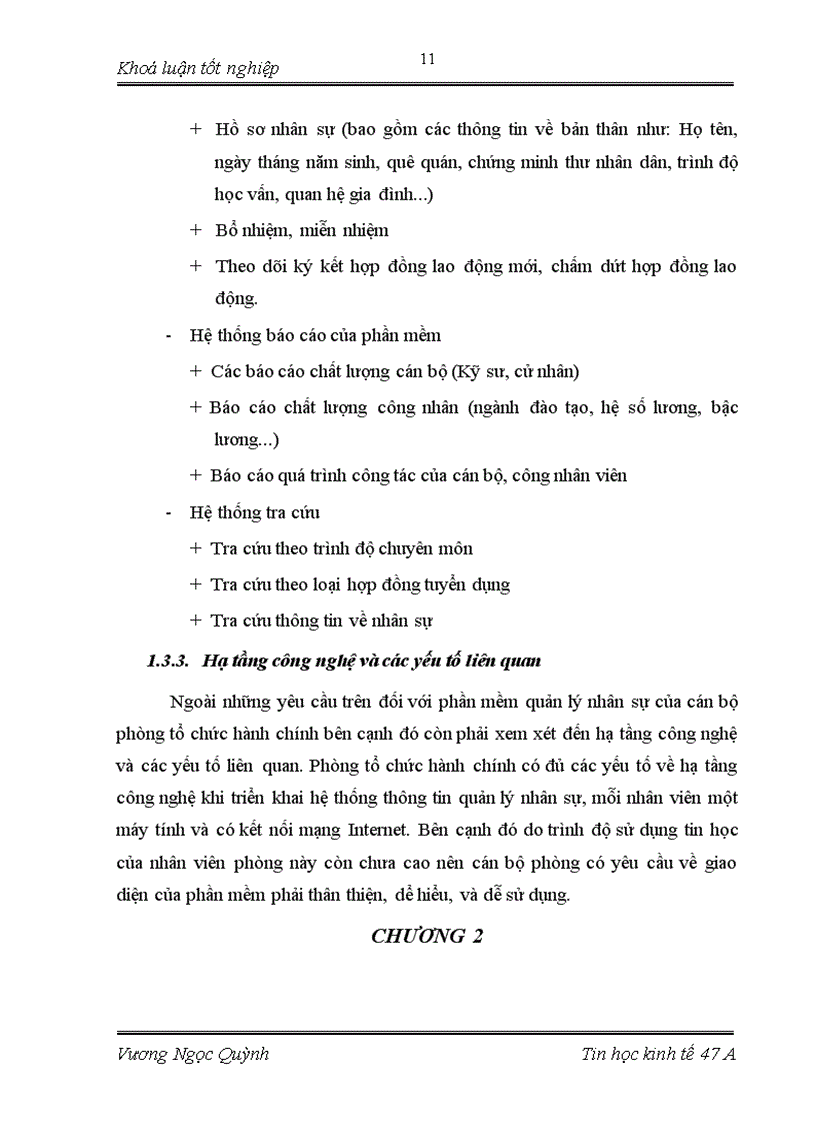 image for page Xây dựng hệ thống thông tin quản lý nhân sự tại công ty cổ phần xây dựng Vinaconex