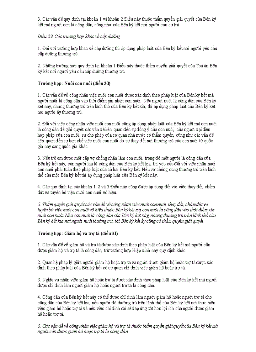 image for page Cách thức xác định thẩm quyền xét xử dân sự quốc tế trong các hiệp định tương trợ tủ pháp giữa việt nam và các nước trên thế giới