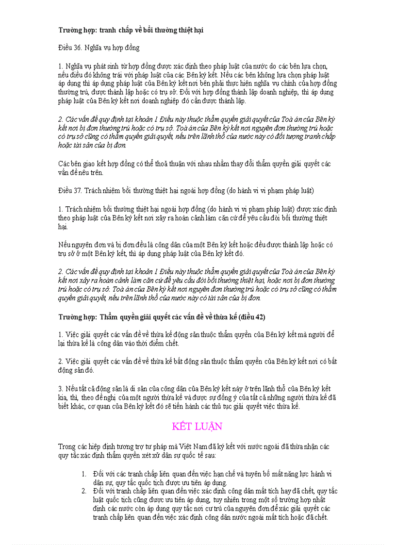 image for page Cách thức xác định thẩm quyền xét xử dân sự quốc tế trong các hiệp định tương trợ tủ pháp giữa việt nam và các nước trên thế giới