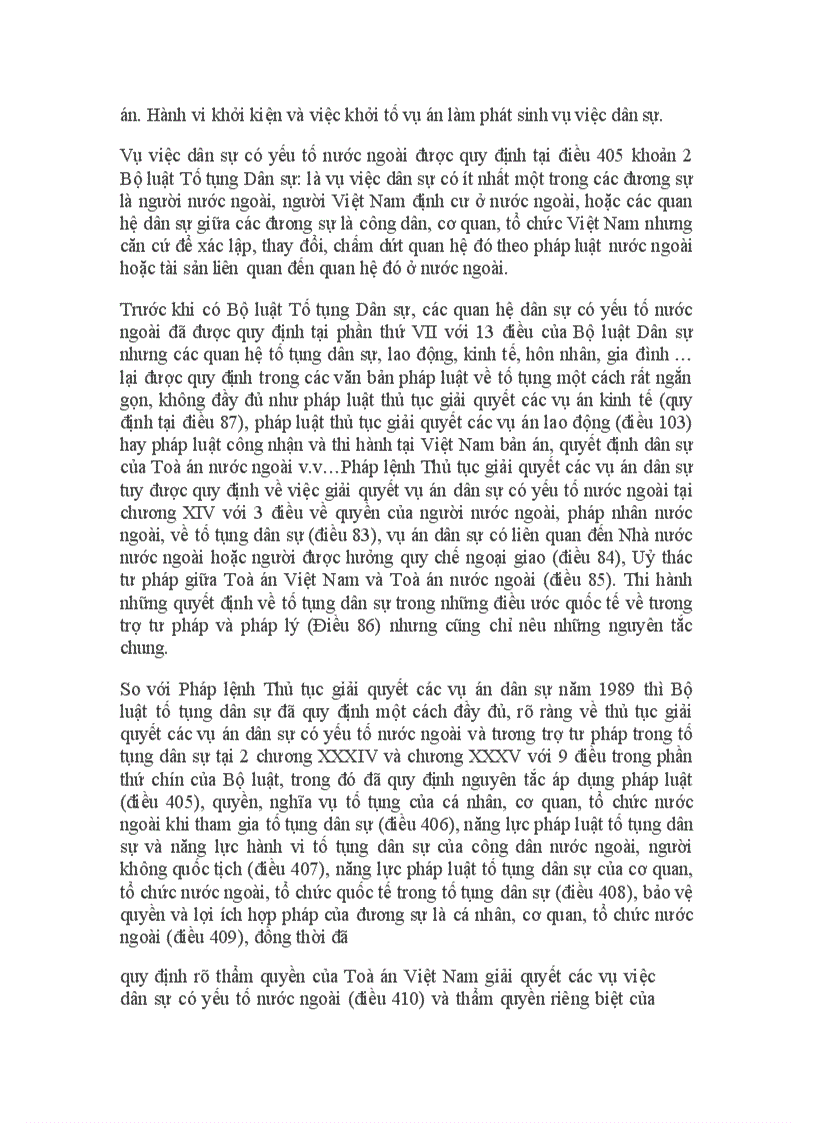 image for page Một số đặc thù trong giải quyết các vụ việc dân sự có yếu tố nước ngoài