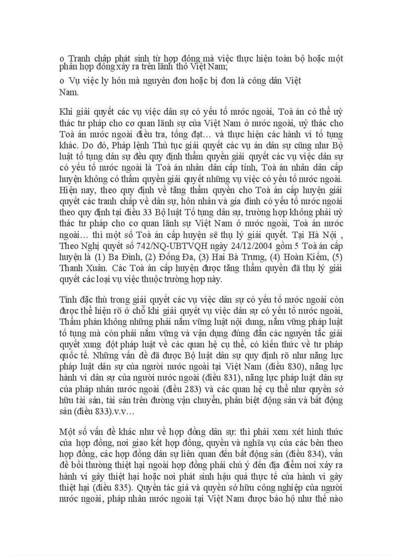 image for page Một số đặc thù trong giải quyết các vụ việc dân sự có yếu tố nước ngoài