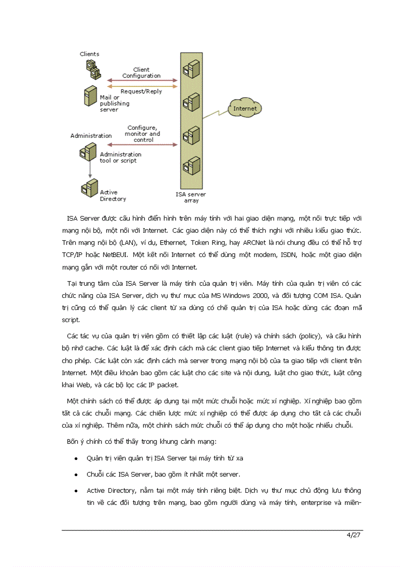 image for page Tổng quan về ISA Server