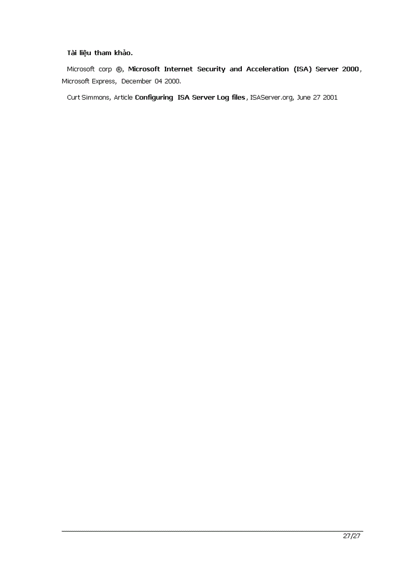 image for page Tổng quan về ISA Server