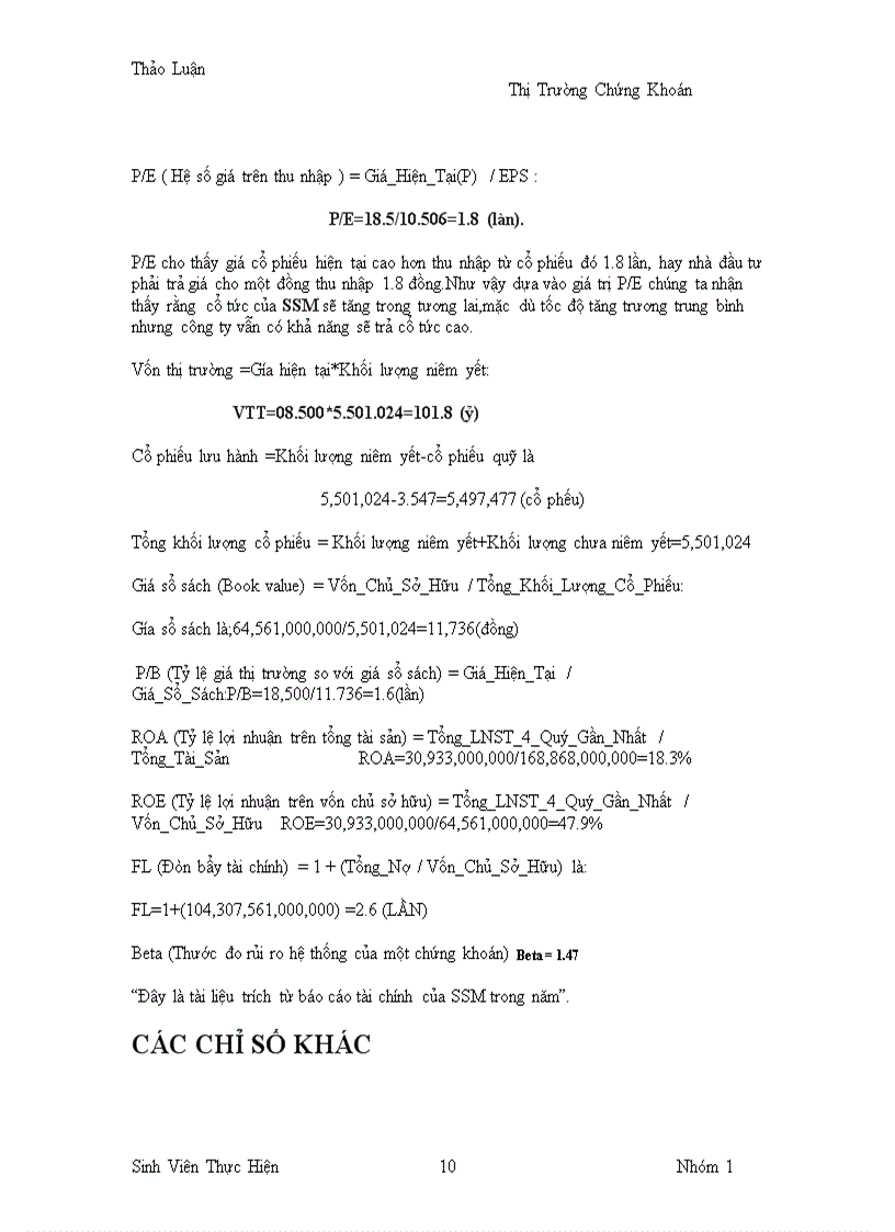 image for page Lựa chọn mã cổ phiếu và phân tích