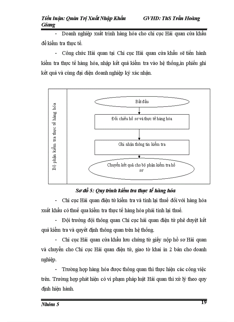 image for page Tiểu luận môn quản trị xuất nhập khẩu đề tài thủ tục thông quan xuất khẩu