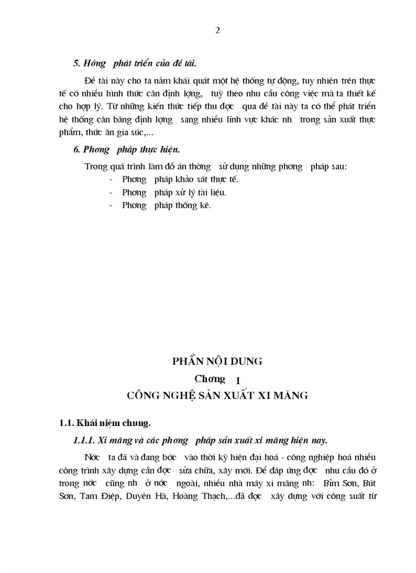 image for page Thiết kế hệ thống điều khiển cho dây chuyền cân băng định lượng cho nhà máy xi măng