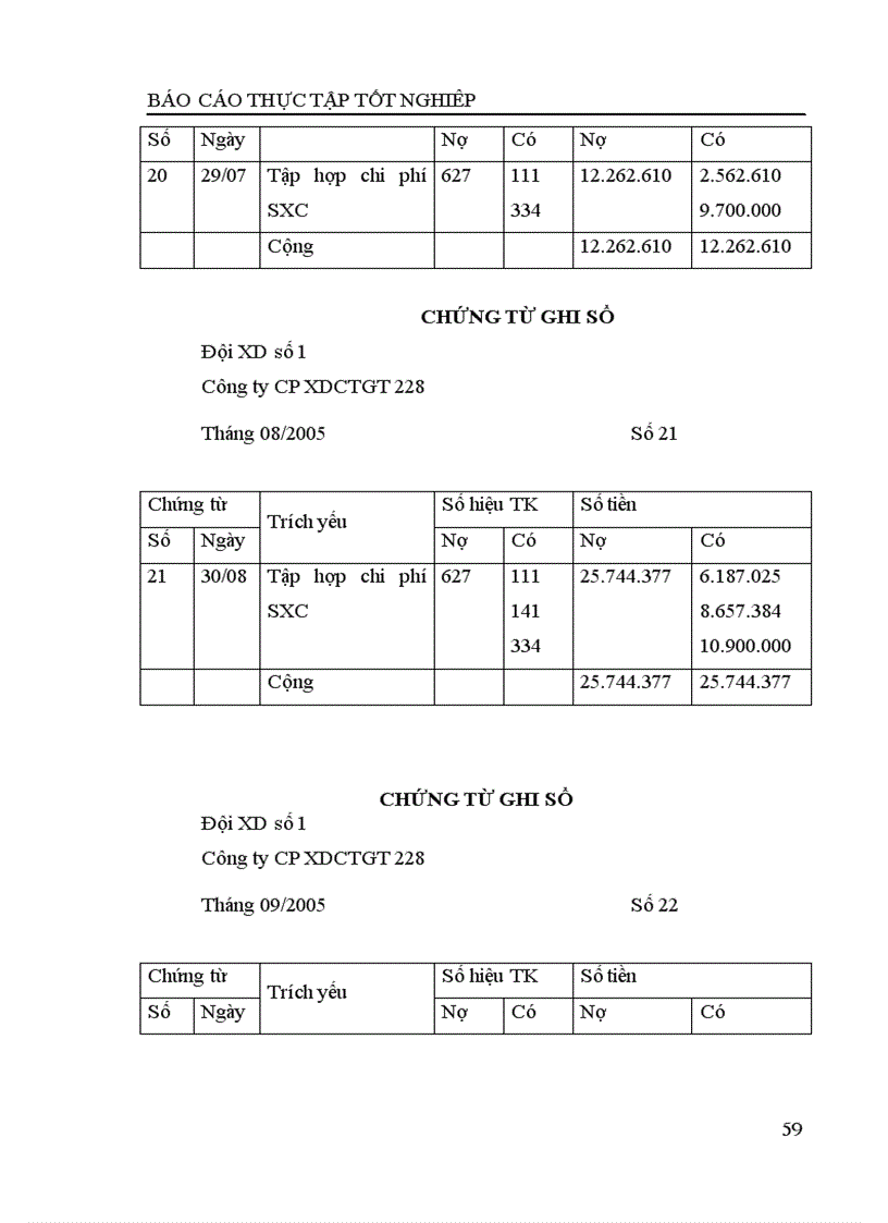 image for page Báo cáo thực tập tại Công ty Cổ phần xây dựng công trình giao thông 228