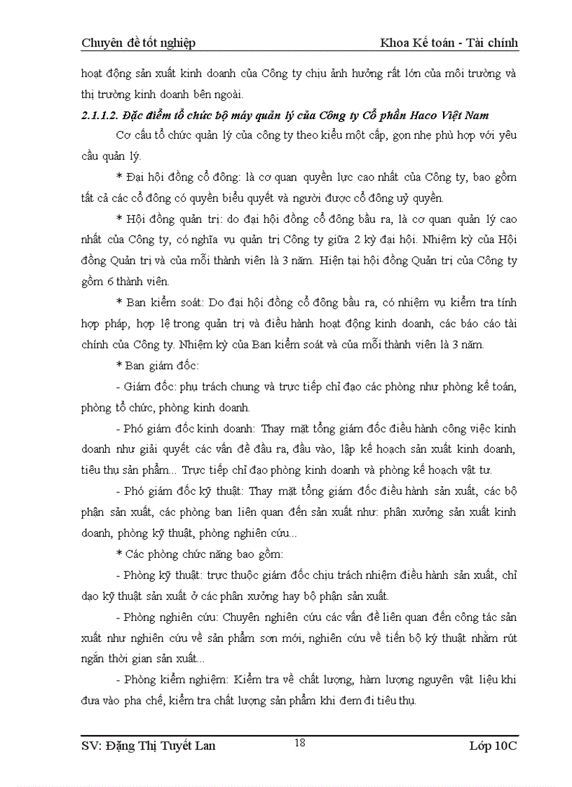 image for page Hoàn thiện phương pháp kế toán chi phí sản xuất Sơn tại Công ty Cổ phần Haco Việt Nam trong diều kiện vận dụng hệ thống chuẩn mực kế toán Việt Nam