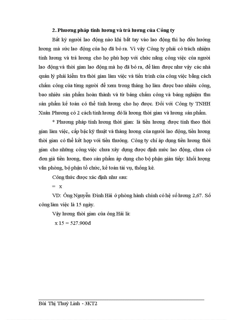 image for page Báo cáo thực tập tại Công ty TNHH Xuân Phương